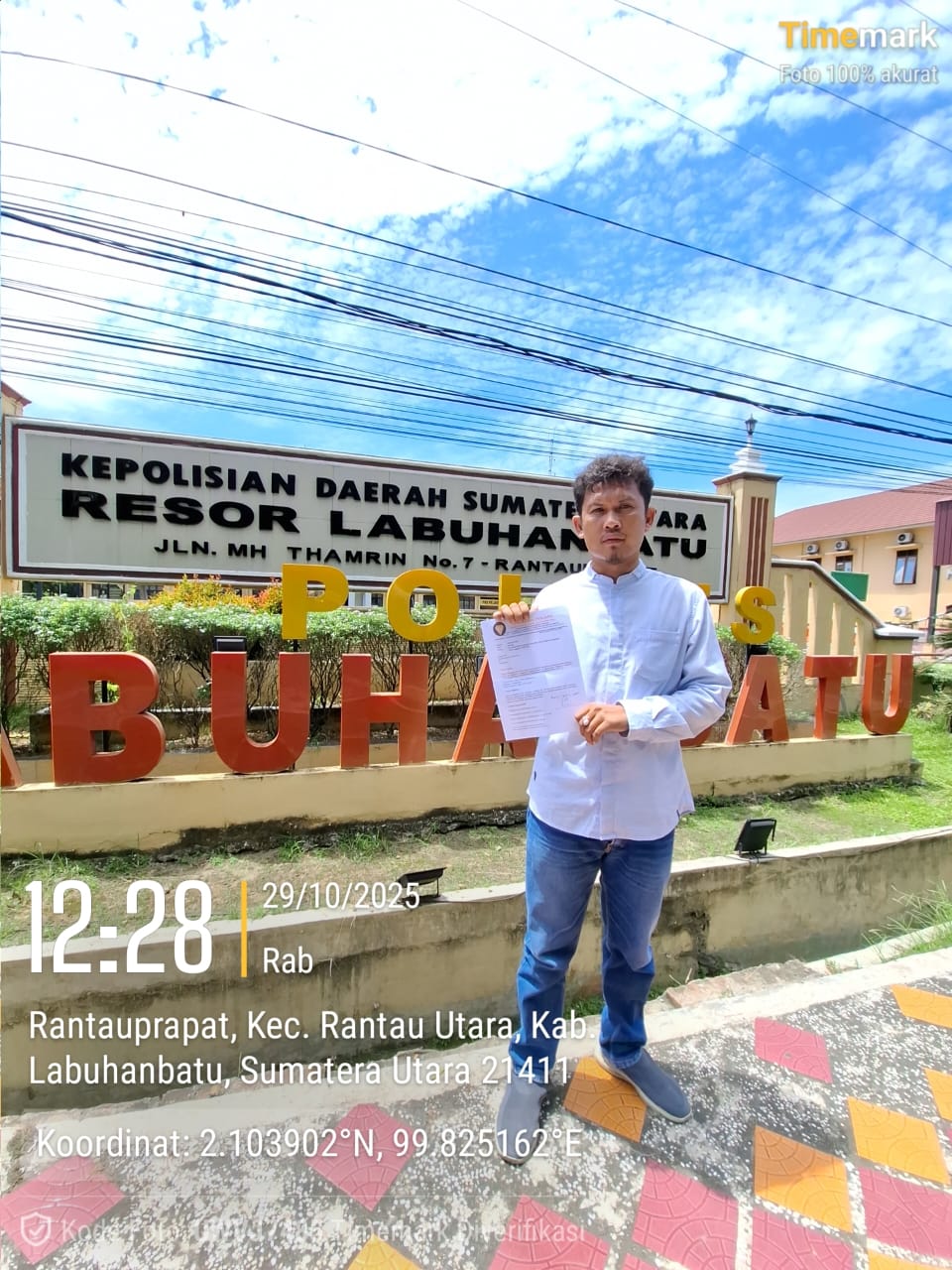 PENJARA Laporkan Dugaan Penyalahgunaan Dana BOS di SMKS Pemda Rantauprapat ke Polres Labuhanbatu